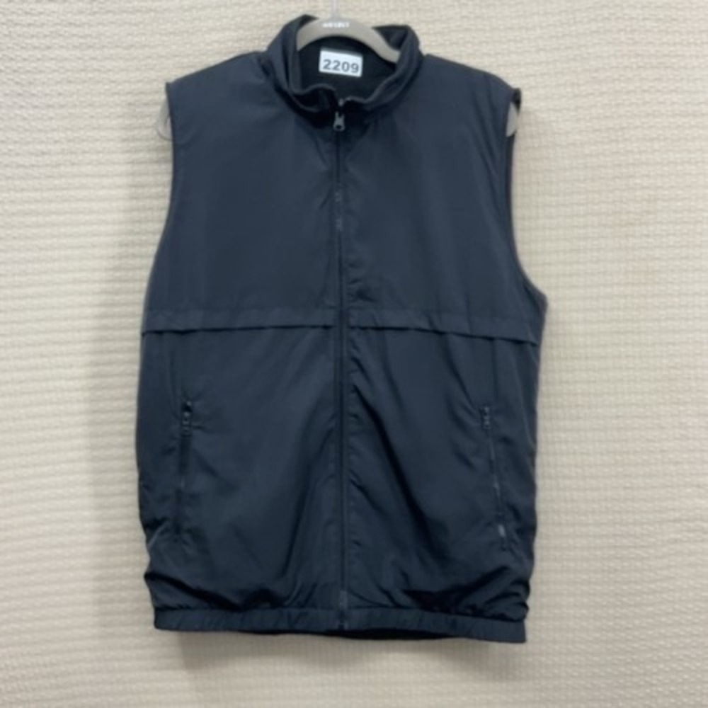 NWT Zyia Active Black Fleece Puffer Reversible‎ Uinta Vest Men M China Polyester